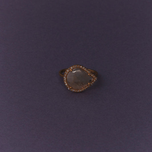 2259 Slice Diamond | K18YG One of a Elia Ring