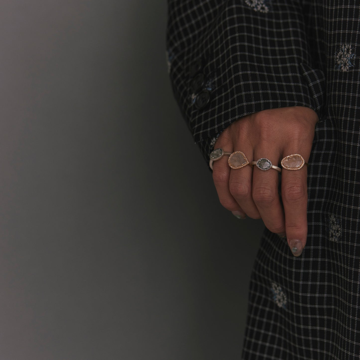 2260 Slice Diamond | K18YG One of a Elia Ring