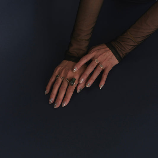 2261 Slice Diamond | K18YG One of a Elia Ring