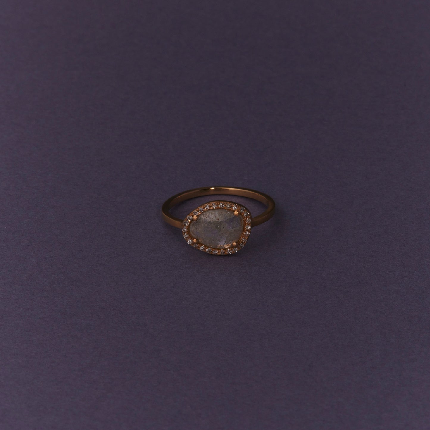 2262 Slice Diamond | K18YG One of a Elia Ring