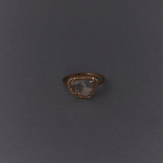 2263 Slice Diamond | K18YG One of a Elia Ring