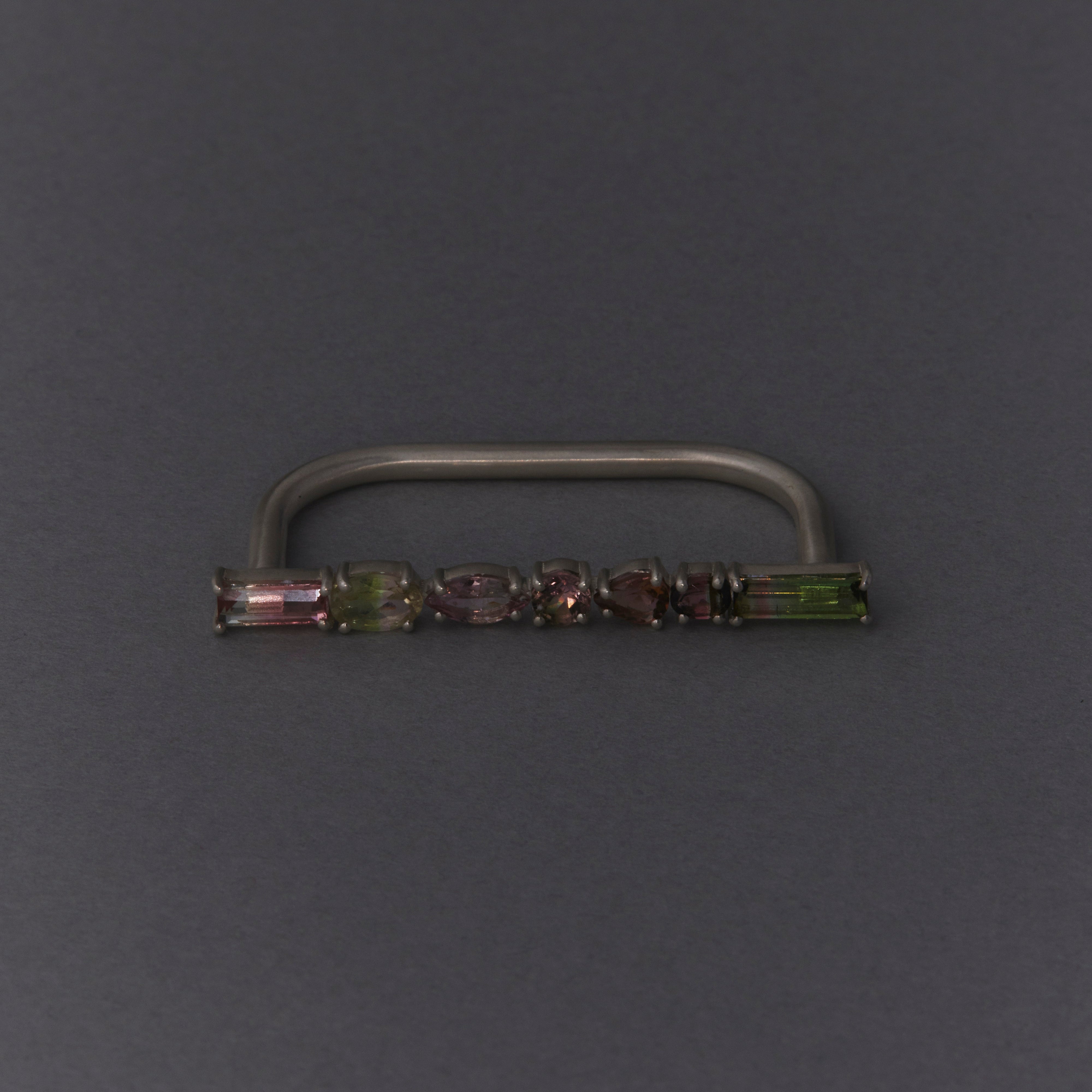 2265 Bi-color Tourmaline | Milena Double Ring – Adlin Hue