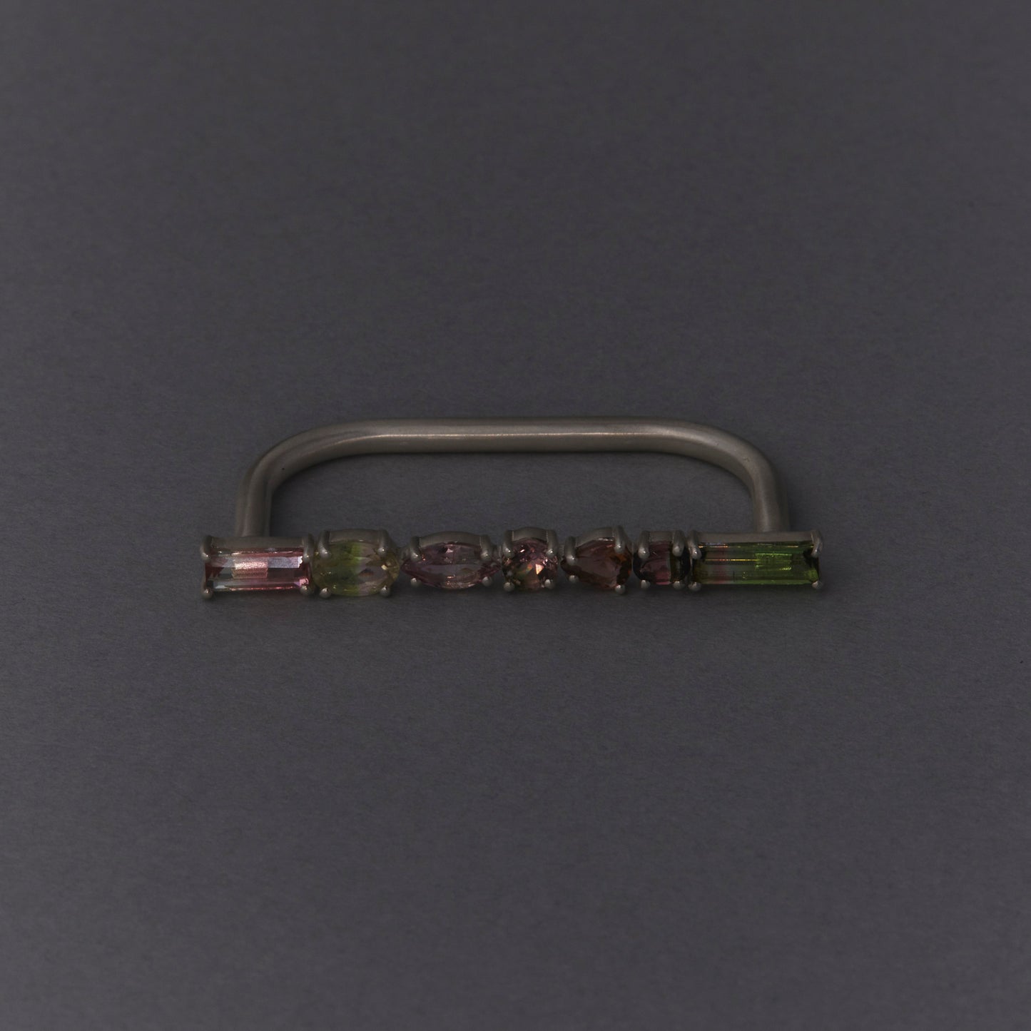 2265 Bi-color Tourmaline | Milena Double Ring