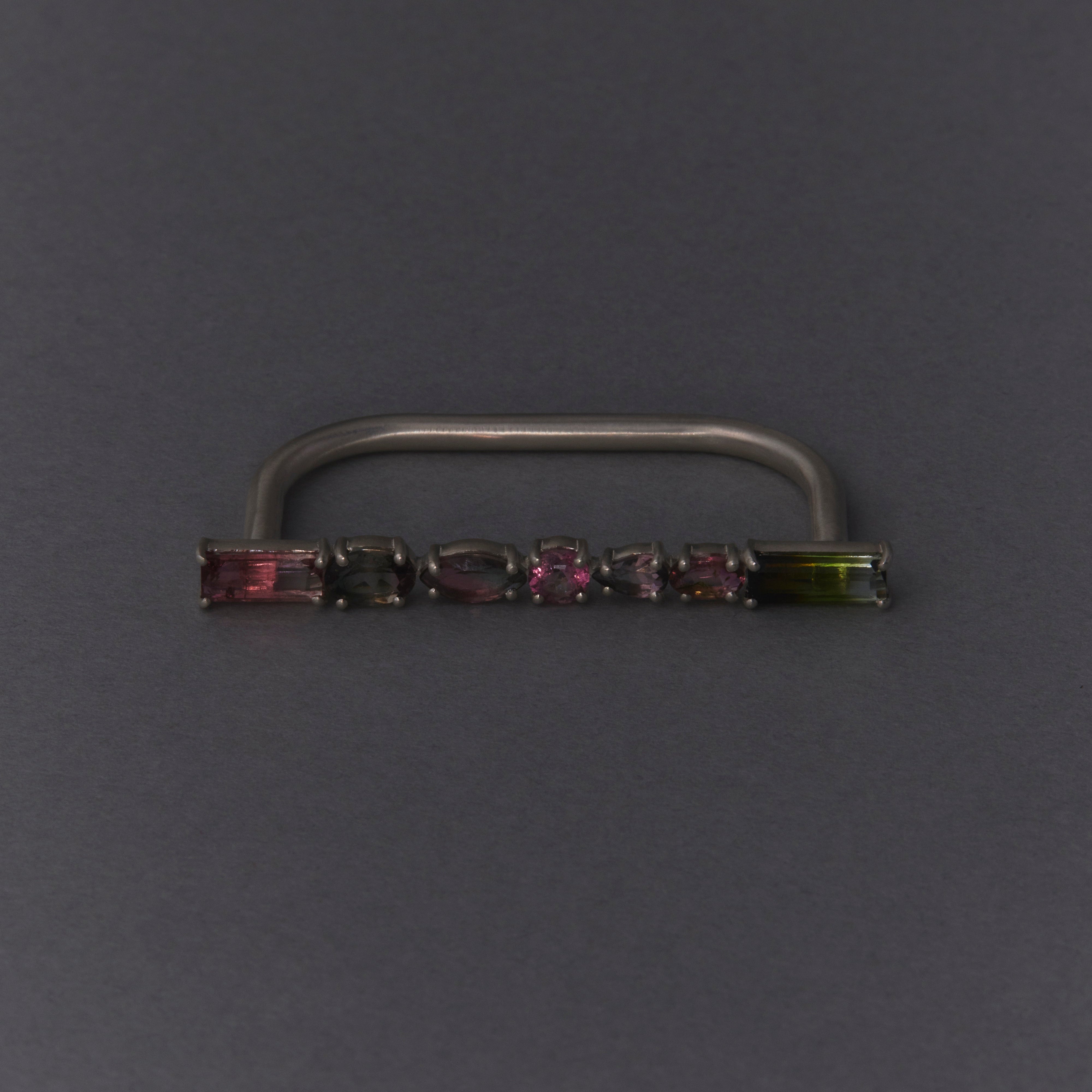 2265 Bi-color Tourmaline | Milena Double Ring – Adlin Hue