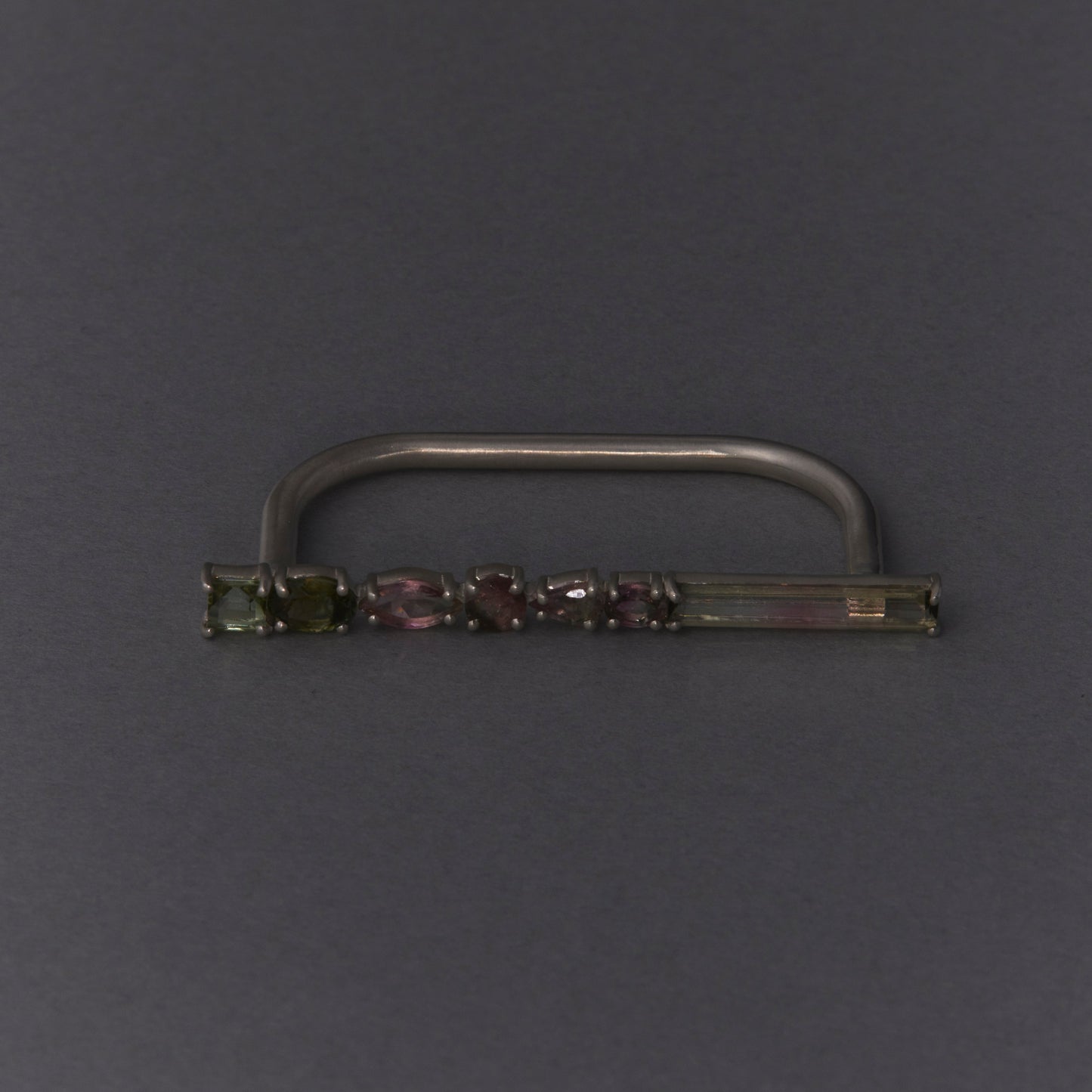 2265 Bi-color Tourmaline | Milena Double Ring