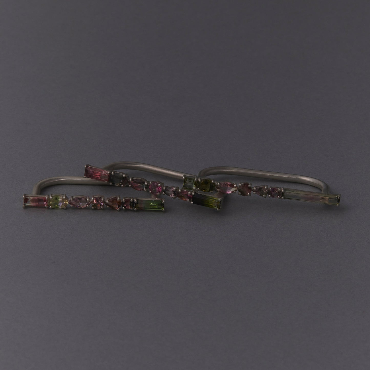 2265 Bi-color Tourmaline | Milena Double Ring