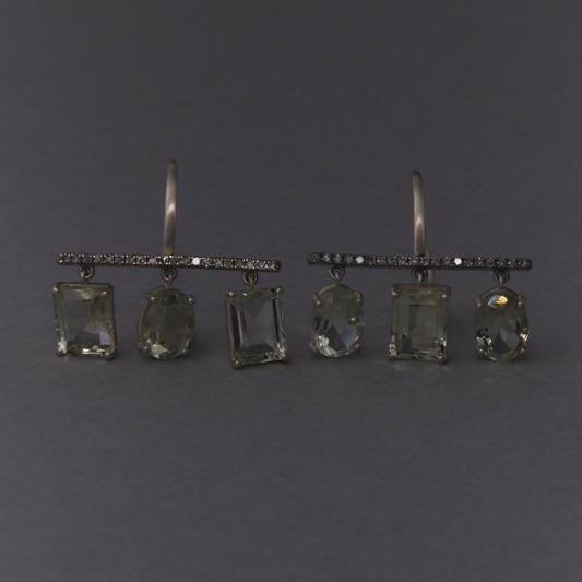 2270 Green Amethyst | Hannah Earring