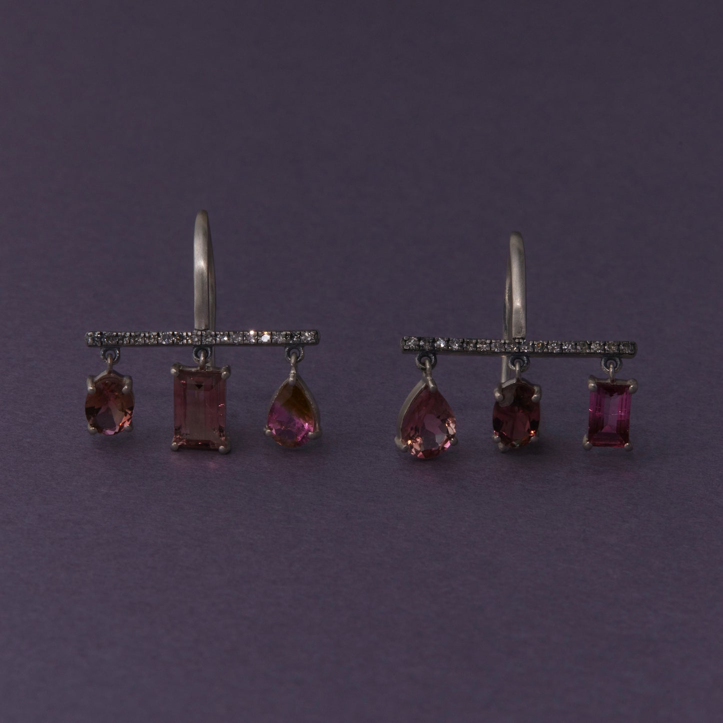 2271 Pink Tourmaline | Hannah Earring