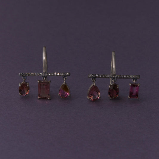 2271 Pink Tourmaline | Hannah Earring