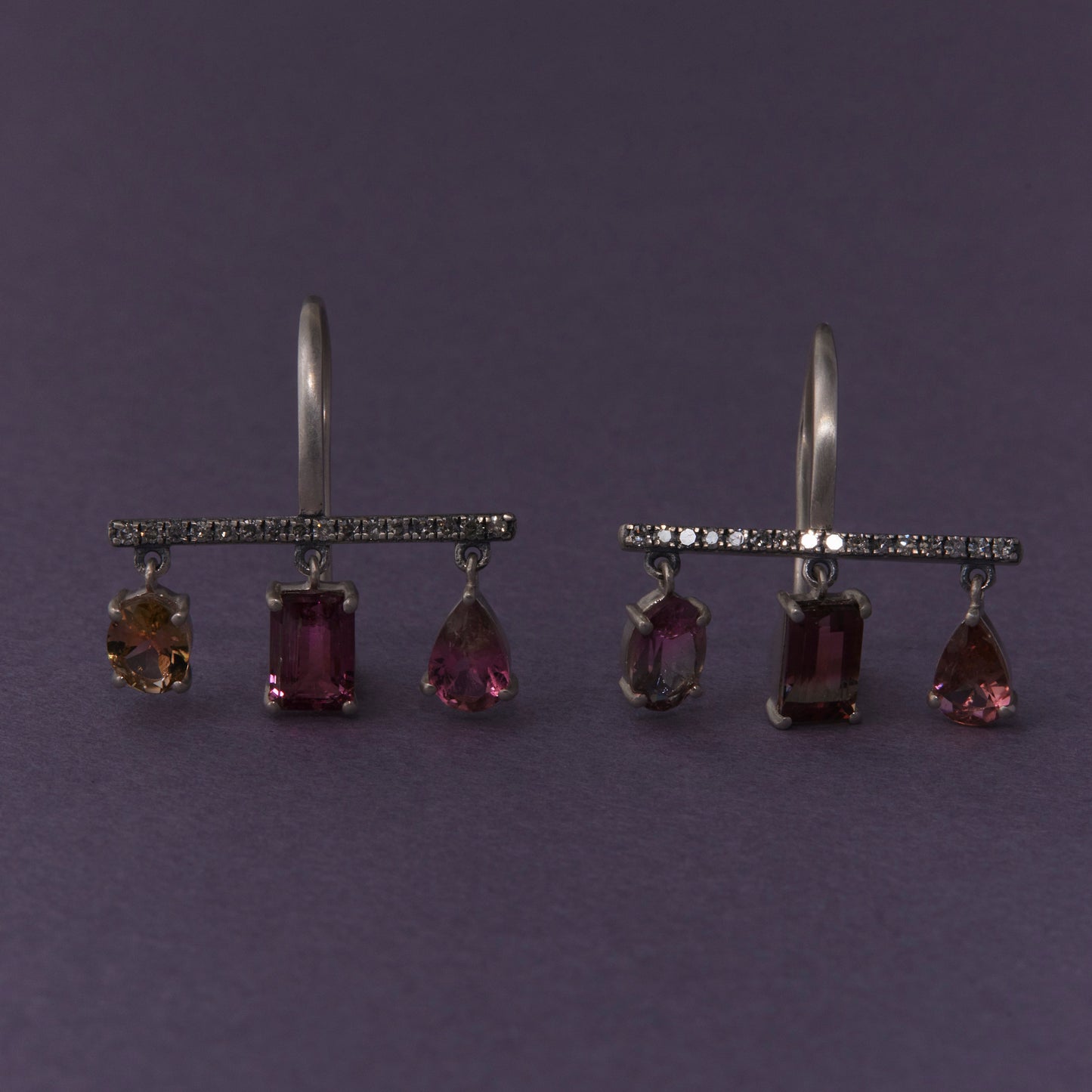 2271 Pink Tourmaline | Hannah Earring