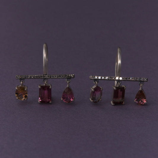 2271 Pink Tourmaline | Hannah Earring