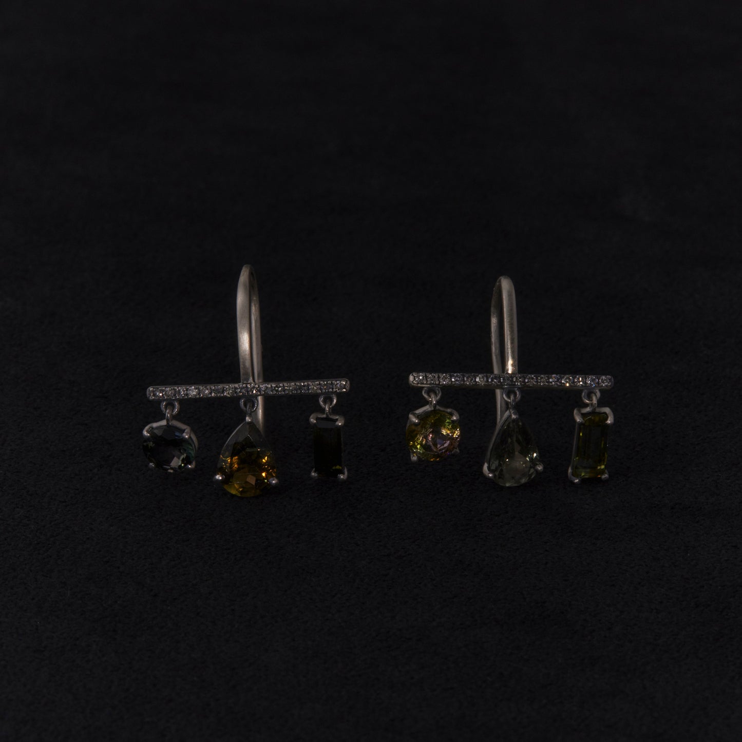 2272 Green Tourmaline | Hannah Earring