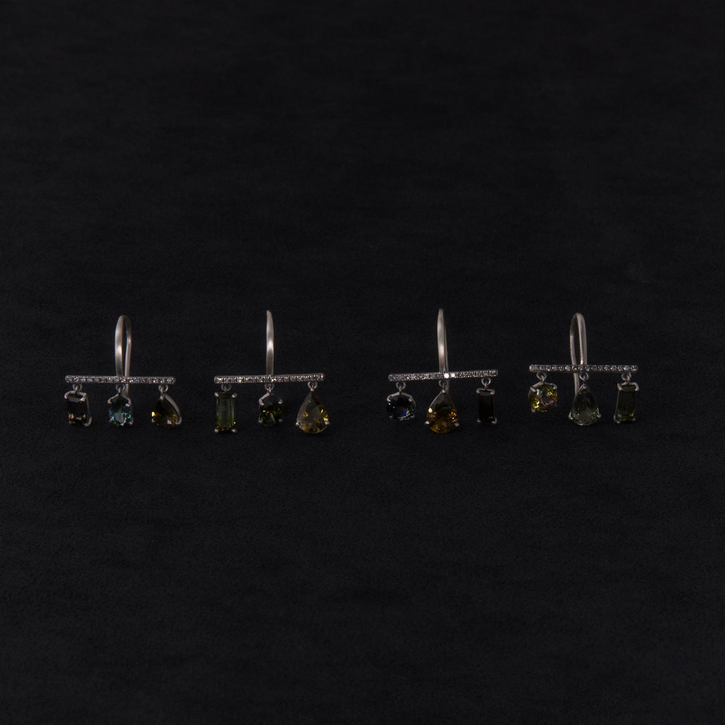 2272 Green Tourmaline | Hannah Earring