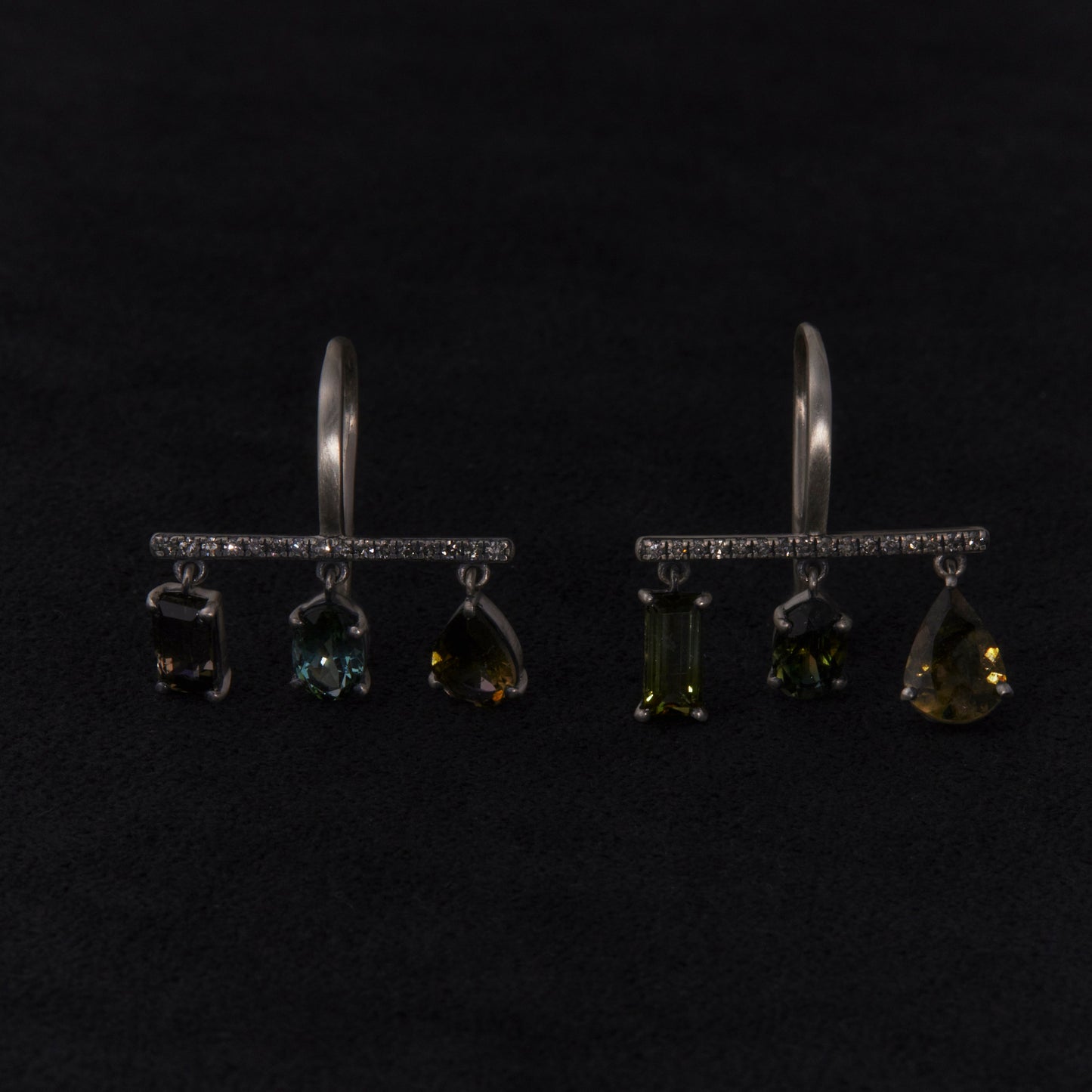 2272 Green Tourmaline | Hannah Earring