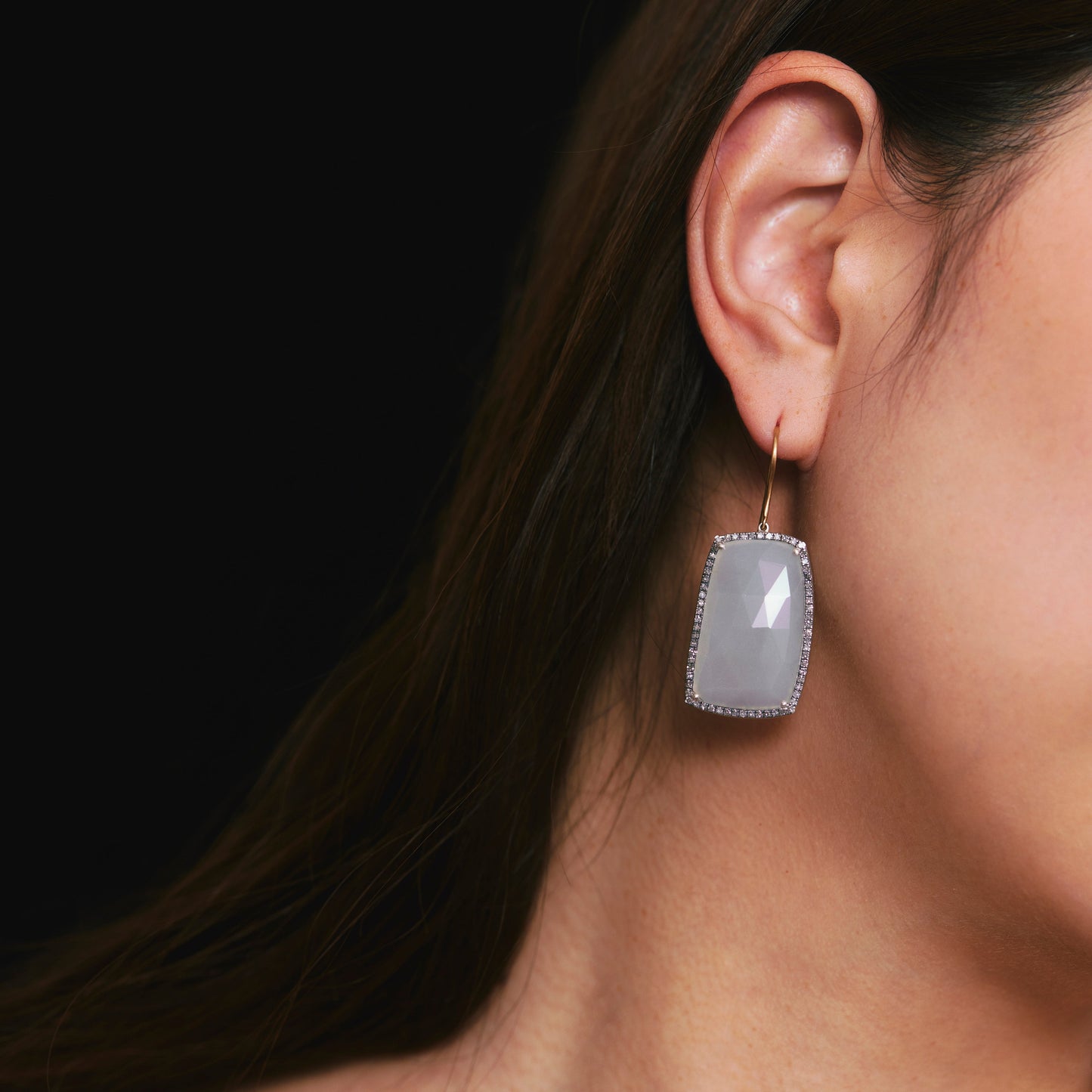 2274 Moon Stone | Neha Earrings