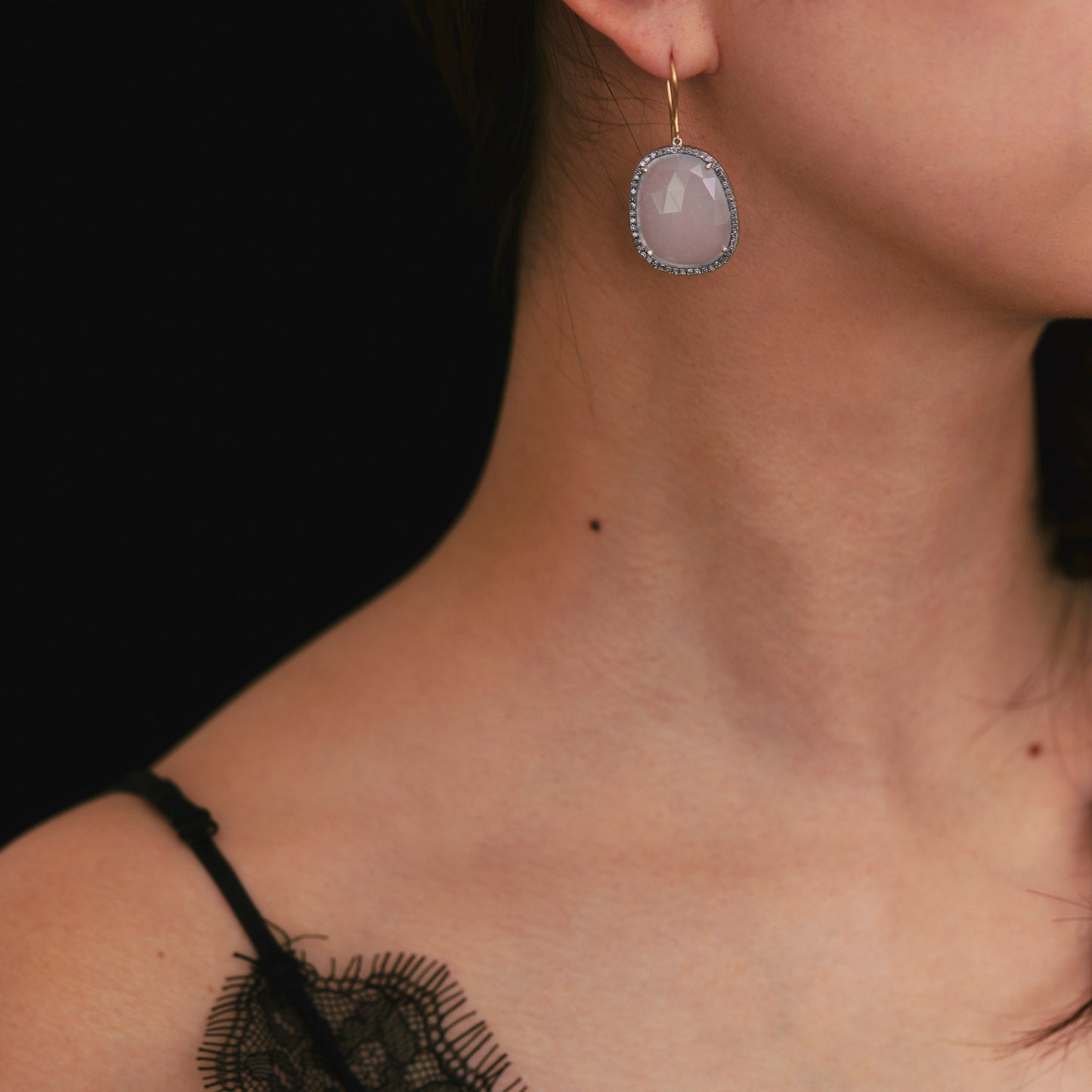 2275 Moon Stone | Neha Earrings