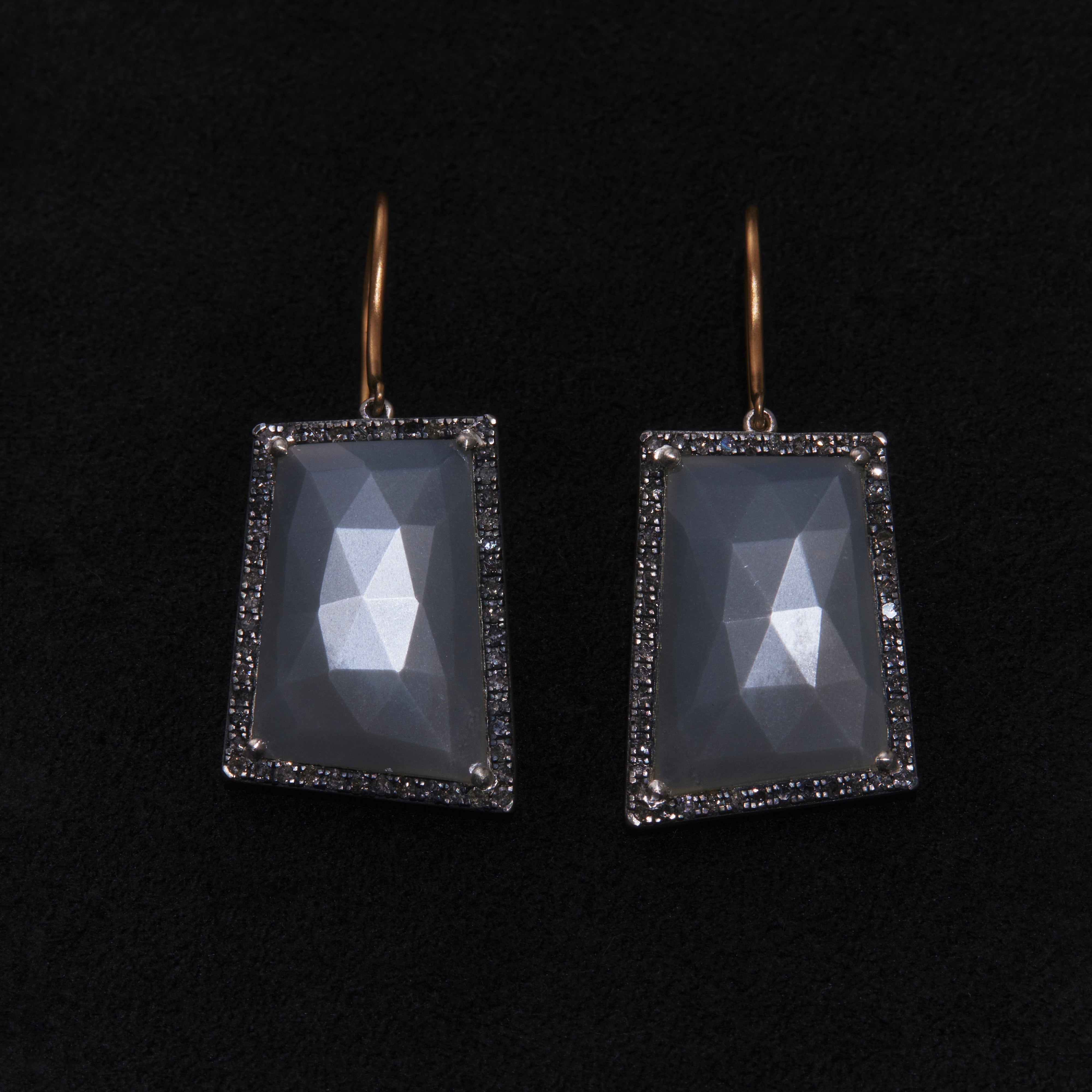 Adlin Hue Royal Blue Moon | Tey Ring earrings \u2013 Adlin Hue