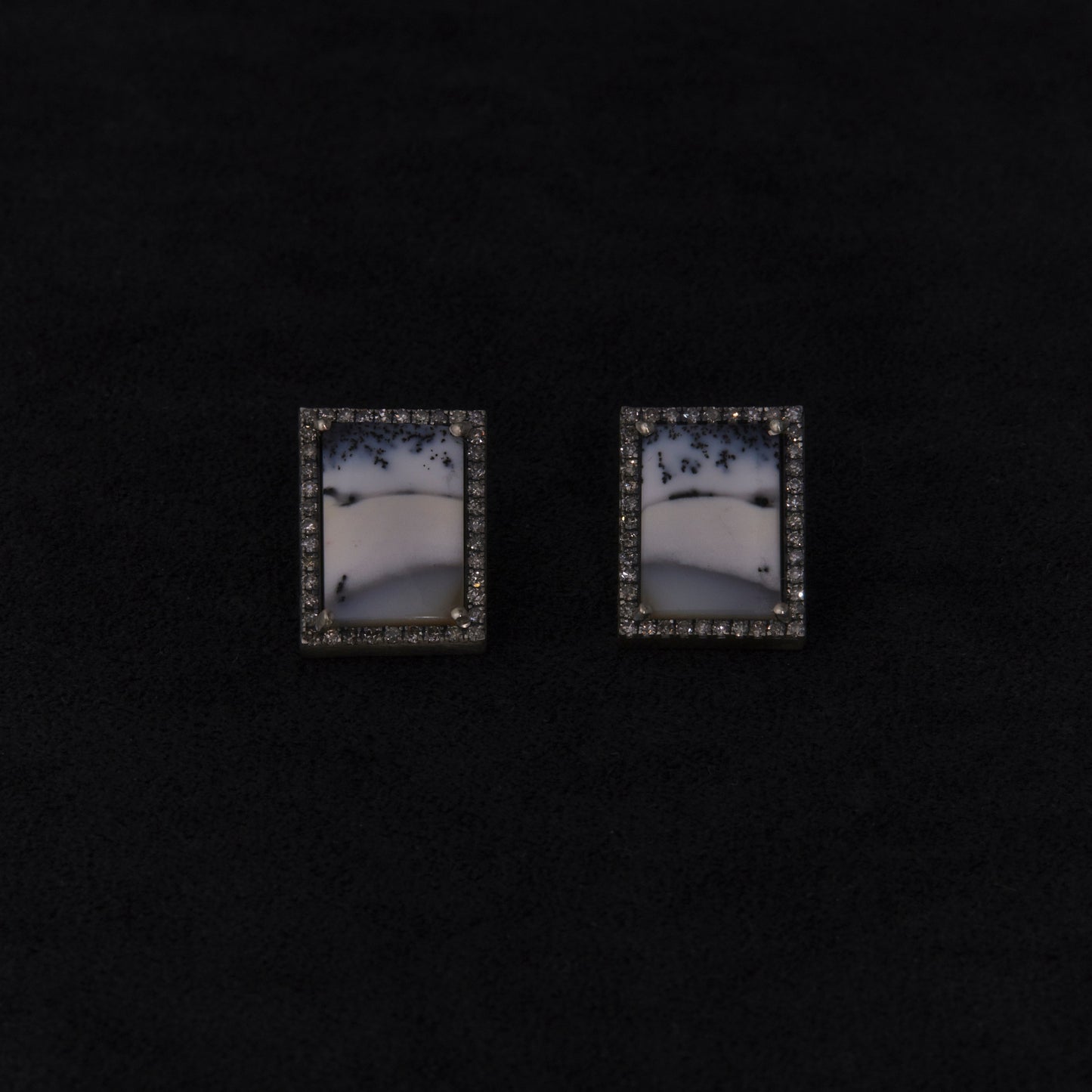 2279 Dendrite Opal | Canan Studs Earrings