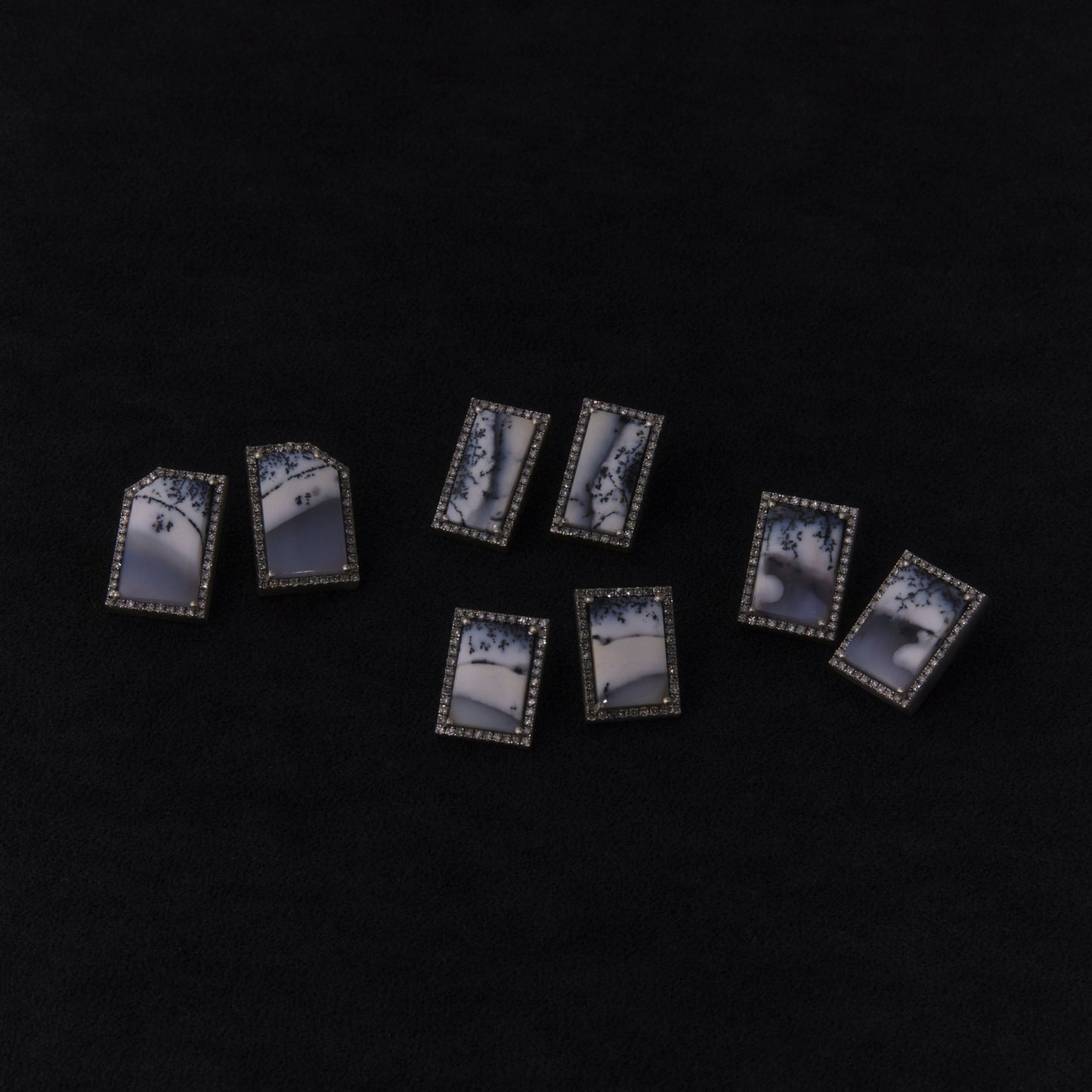 2279 Dendrite Opal | Canan Studs Earrings