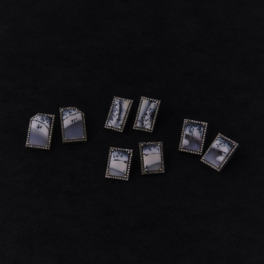 2279 Dendrite Opal | Canan Studs Earrings