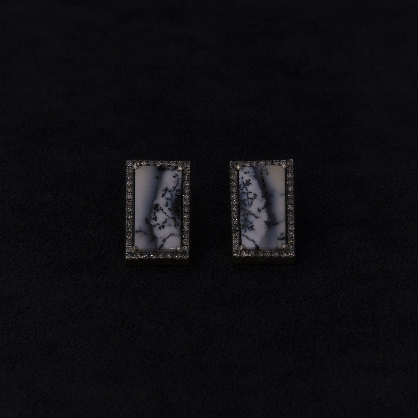 2279 Dendrite Opal | Canan Studs Earrings