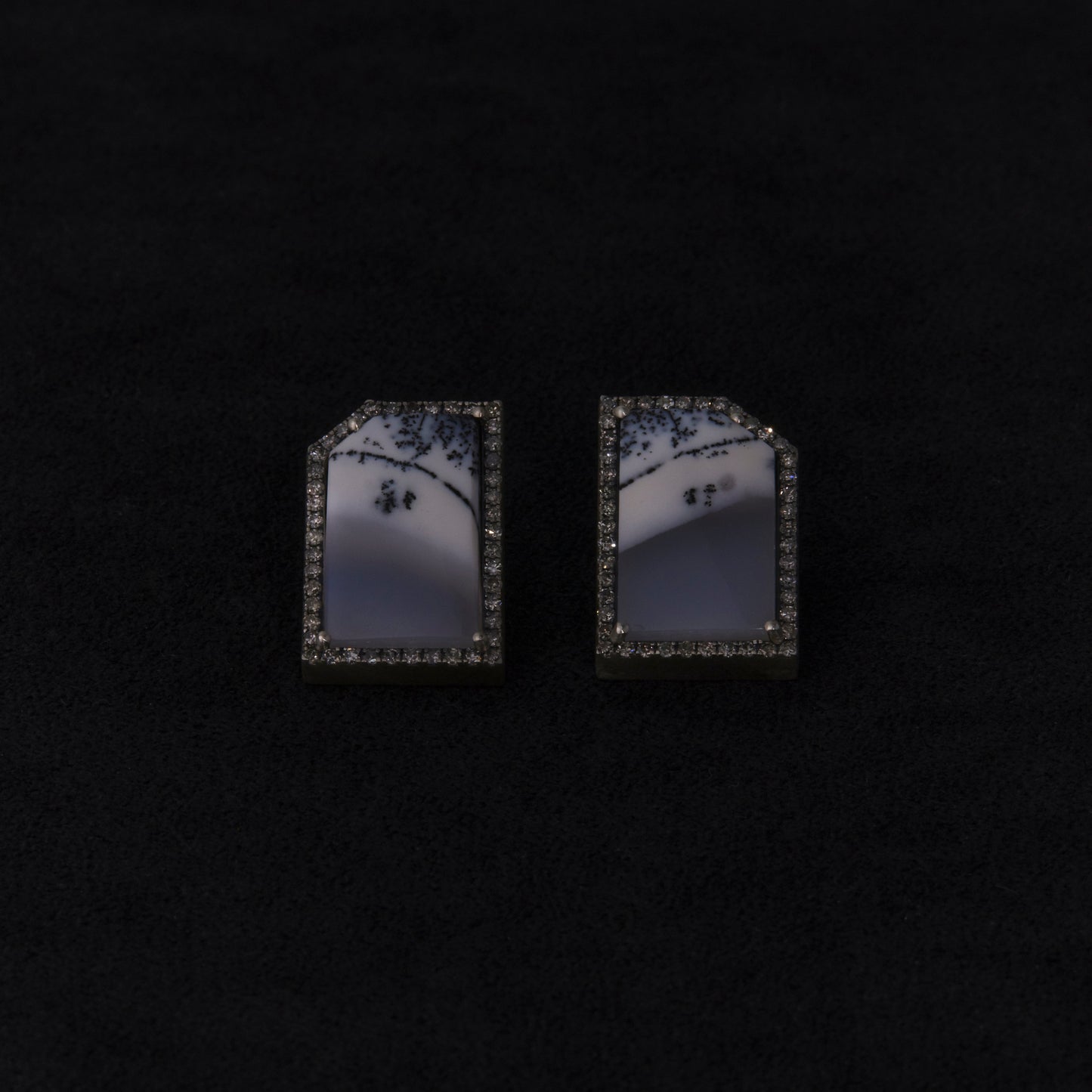 2279 Dendrite Opal | Canan Studs Earrings