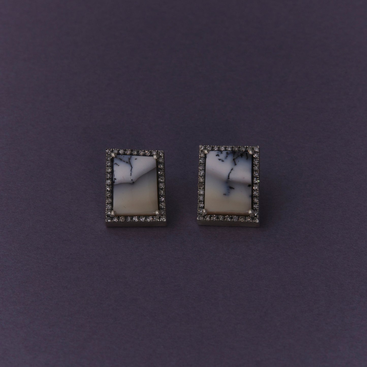 2280 Dendrite Opal | Canan Studs Earrings