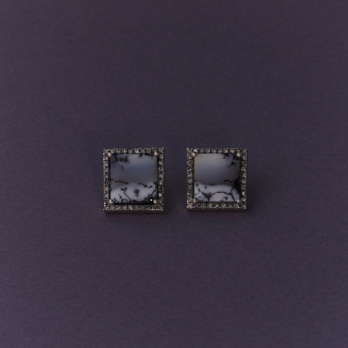 2280 Dendrite Opal | Canan Studs Earrings