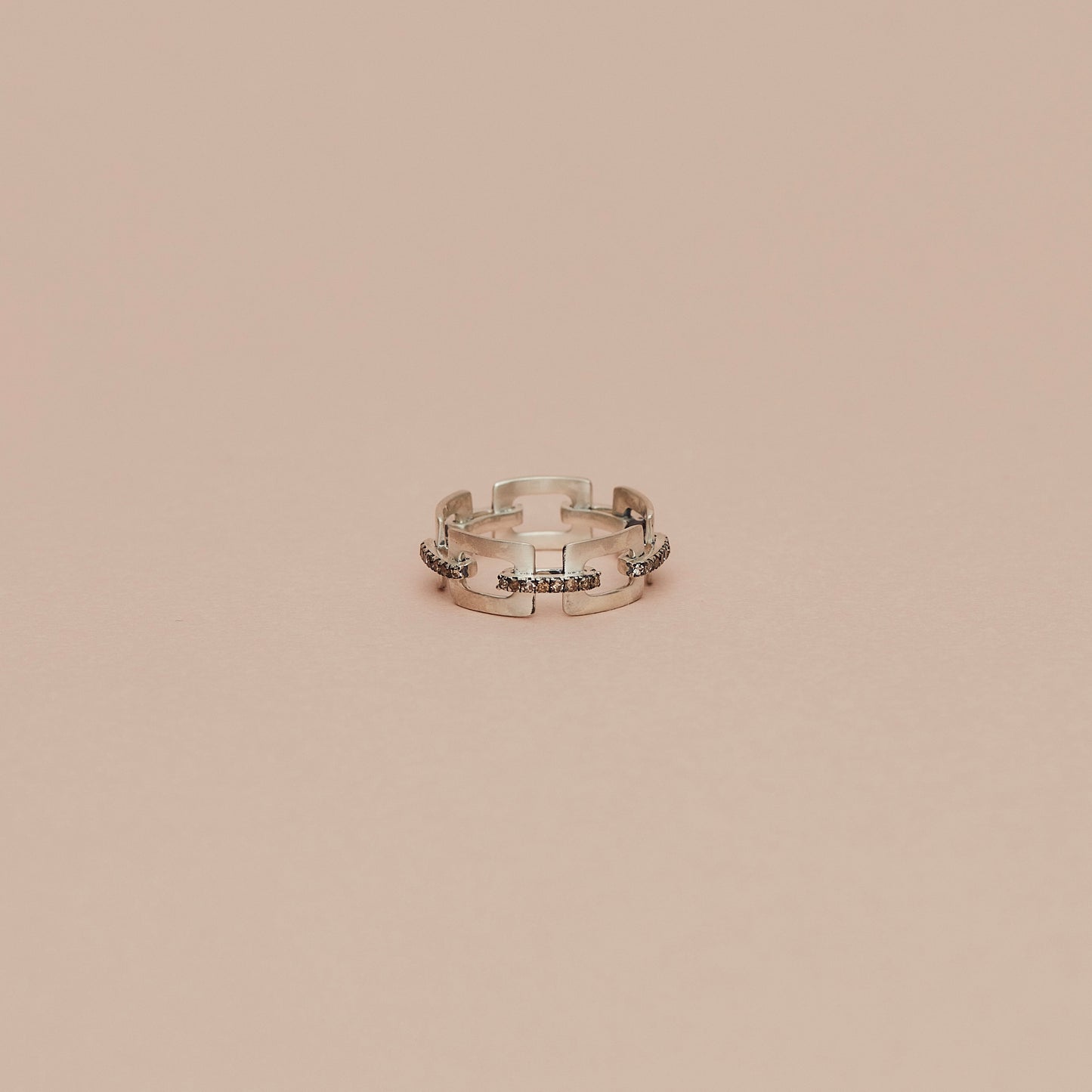 725 An Chain Ring | Brown Diamond