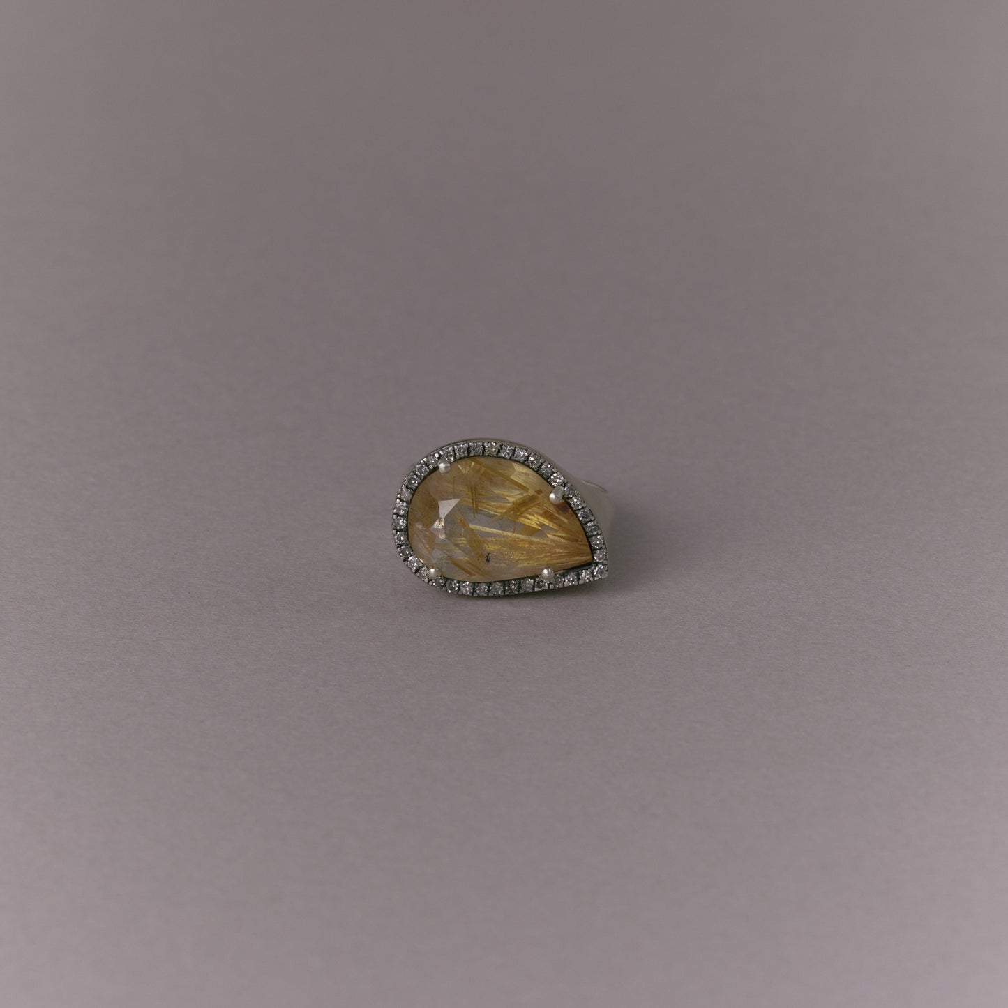 2556 Rutilated Quartz | One of Kind Canan Ring