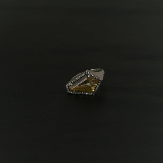 2557 Rutilated Quartz | One of Kind Canan Ring