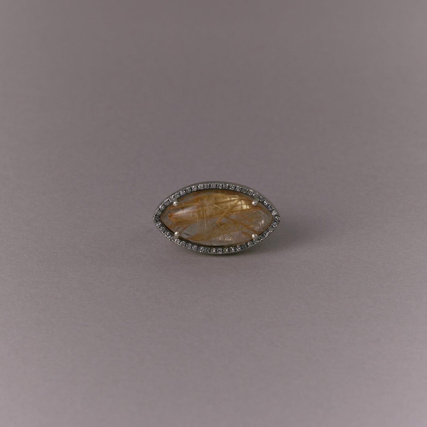 2562 Rutilated Quartz | One of Kind Canan Ring