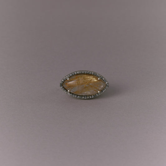 2562 Rutilated Quartz | One of Kind Canan Ring