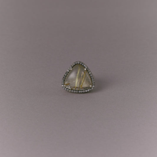2564 Rutilated Quartz | One of Kind Canan Ring