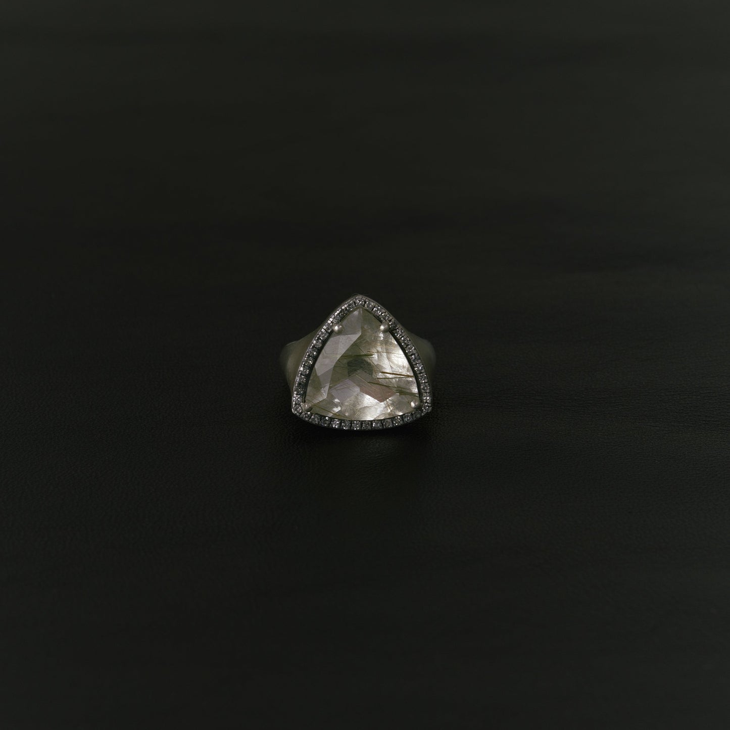 2569 Moss Rutile Quartz | One of Kind Canan Ring