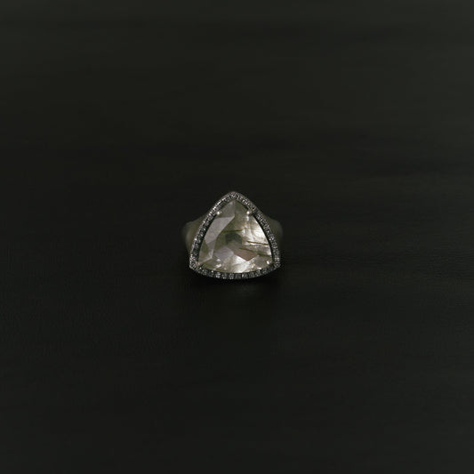 2569 Moss Rutile Quartz | One of Kind Canan Ring