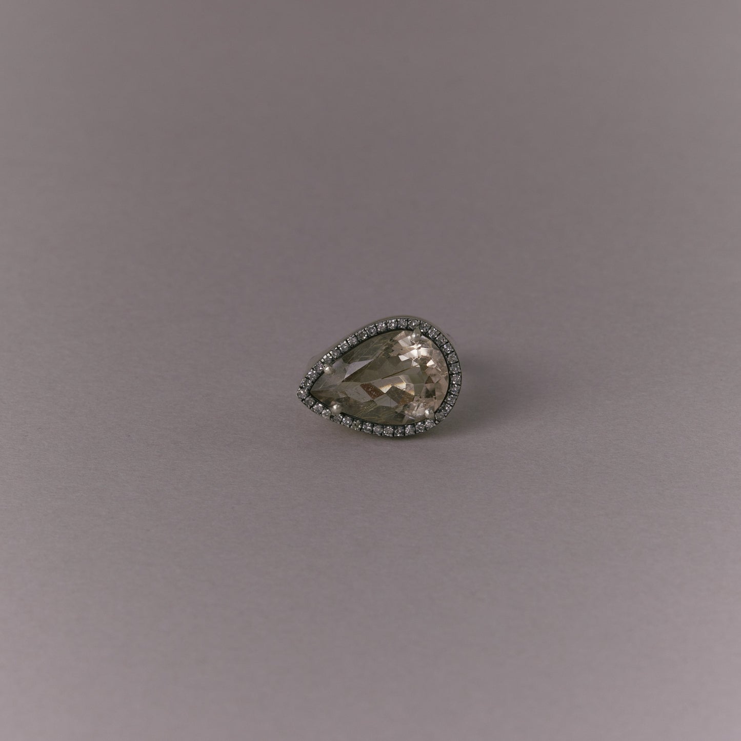 2571 Moss Rutile Quartz | One of Kind Canan Ring