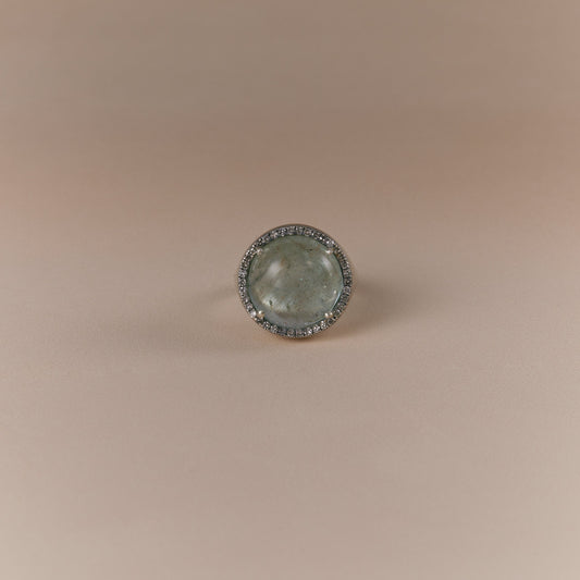 2585 Moss Aquamarine | One of Kind Canan Ring