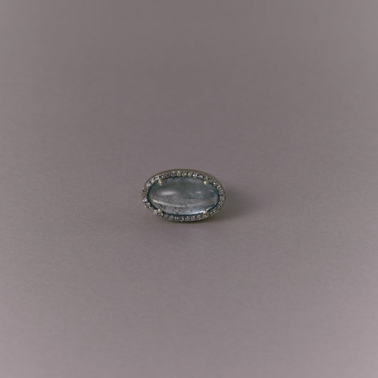 2586 Moss Aquamarine | One of Kind Canan Ring
