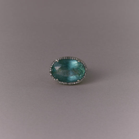 2588 Moss Aquamarine | One of Kind Canan Ring