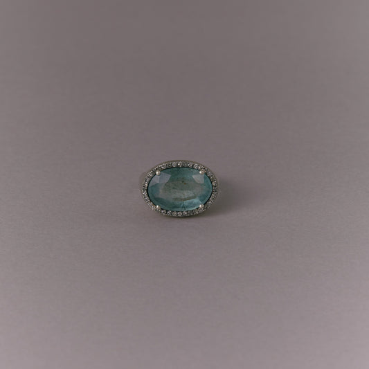 2590 Moss Aquamarine | One of Kind Canan Ring