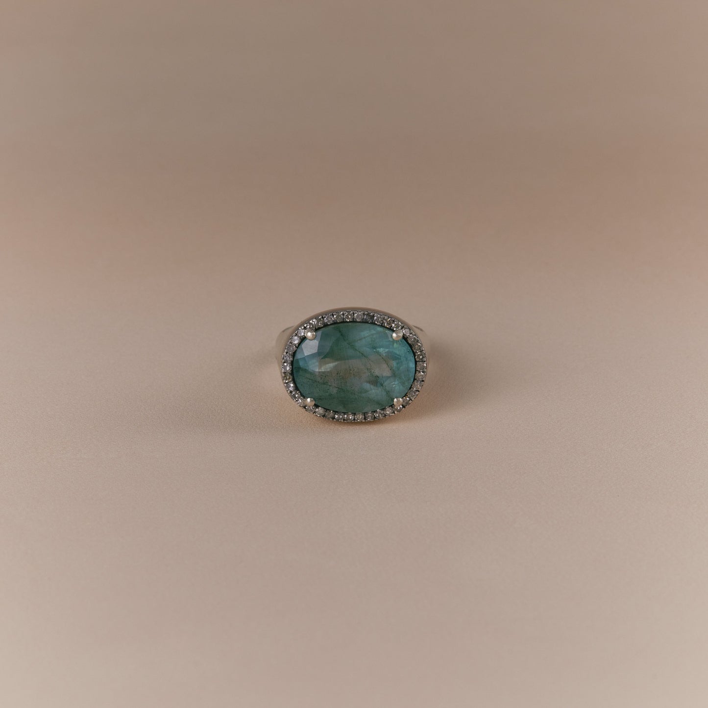 2592 Moss Aquamarine | One of Kind Canan Ring
