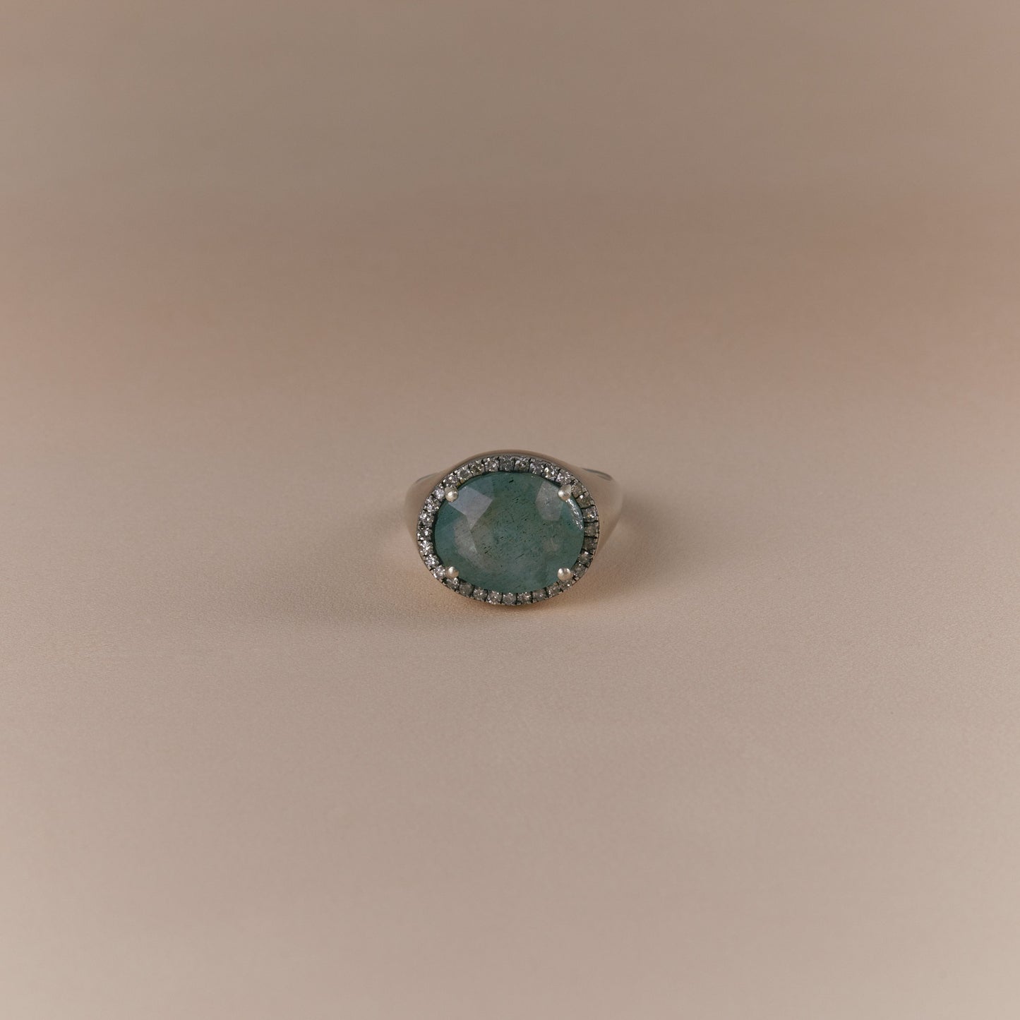 2594 Moss Aquamarine | One of Kind Canan Ring