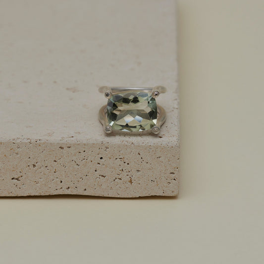 1645 Green Amethyst| Nini Ring