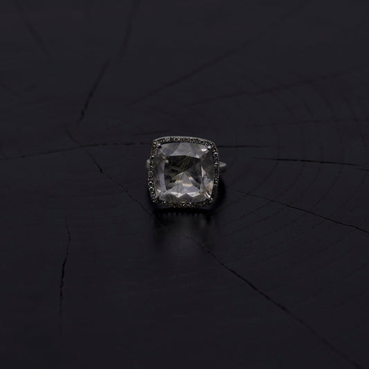 1628 Rutilated Quartz | Reni Ring