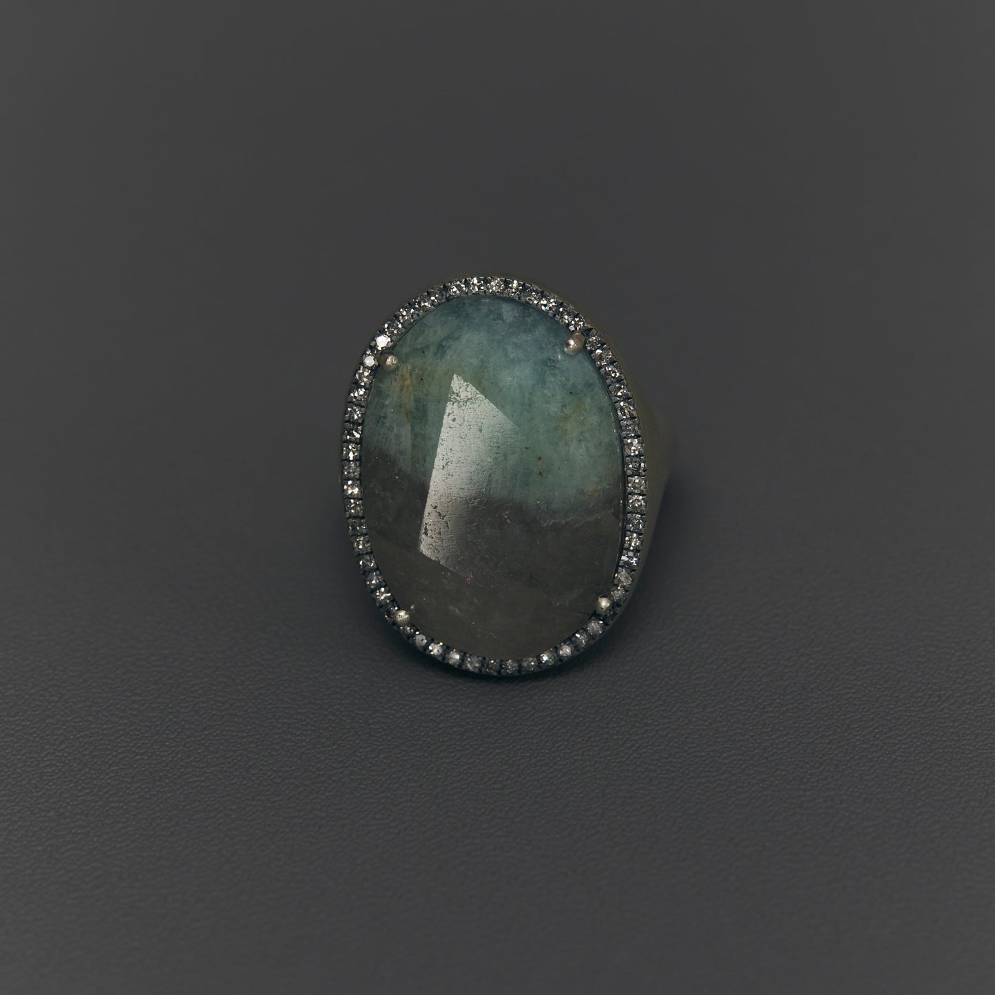 1691 Bi-color Aquamarine | One of a Kind Canan Ring