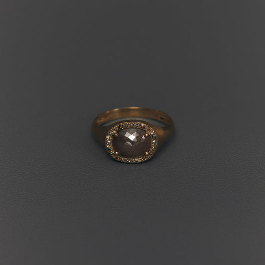 1796 Rose Cut Diamond | K18YG One of a Katia Ring