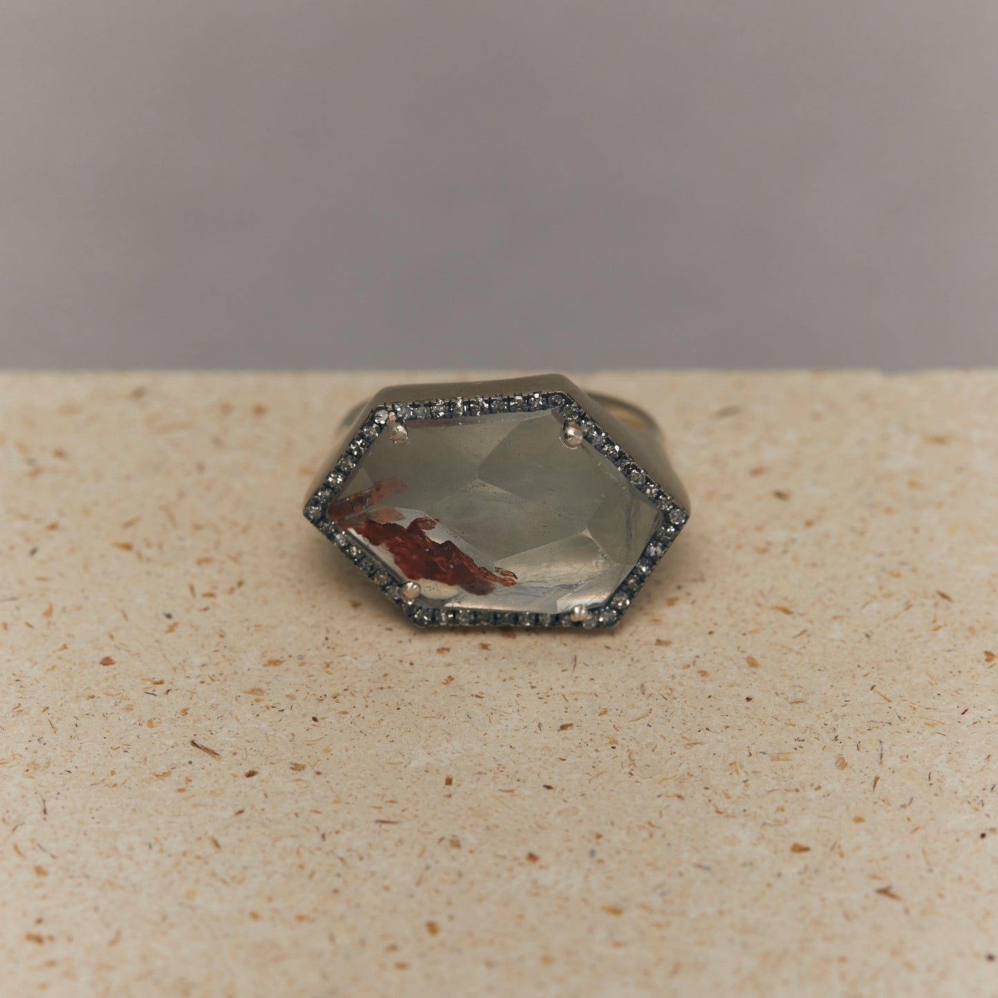 1694 Limonite in Topaz | One of a Kind Canan Ring