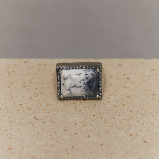 1710 Dendrite Opal | One of a Kind Canan Ring