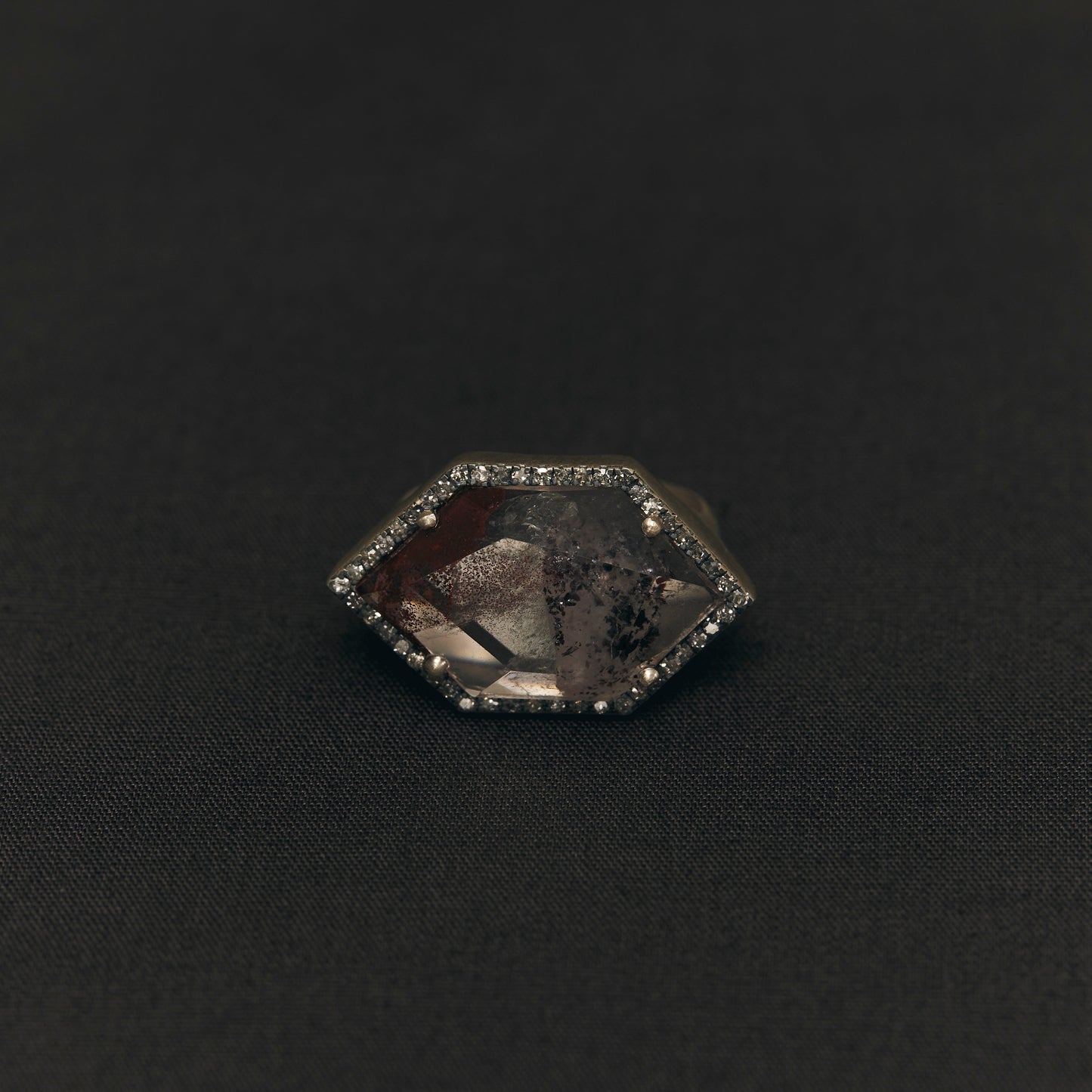 1683 Lepidocrocite in Quartz | One of a Kind Canan Ring